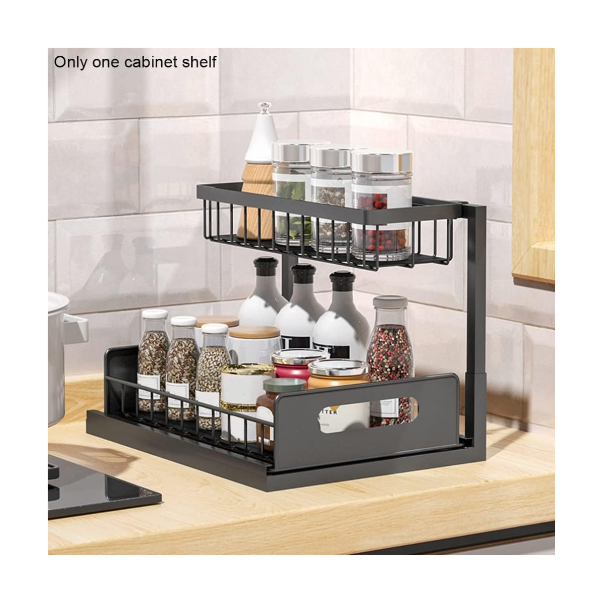 Organizador Cocina Deslizable 2 Niveles